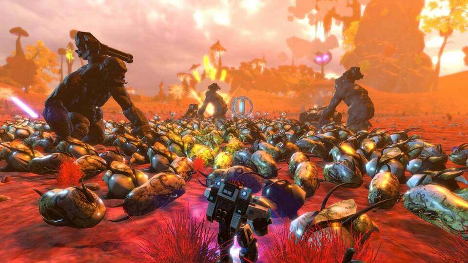 Triton survival fight enemy waves